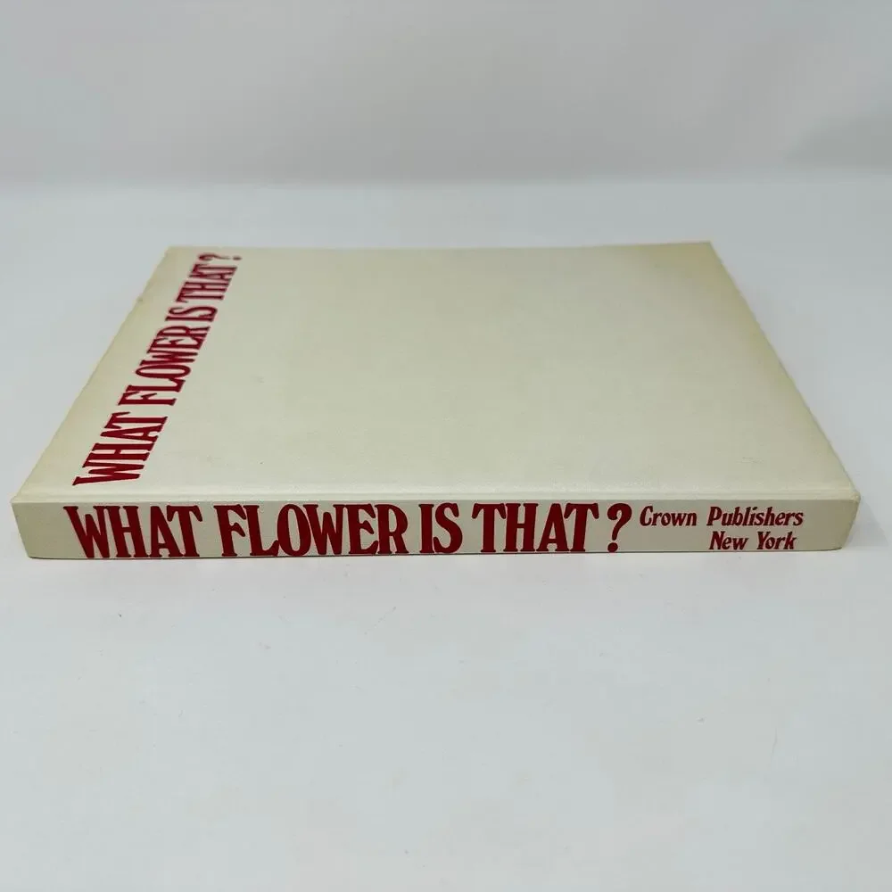 What Flower Is That? Stirling Macoboy 1973 Hardcover Photography Flower ID Book
